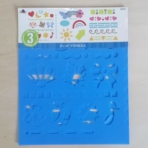 2/$20 Stencil 3 Pack Basic Nature Shapes 028995286001